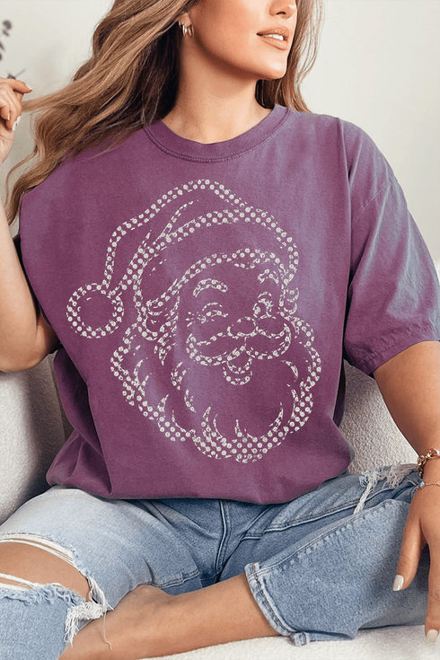 Classic Christmas Santa Comfort Colors Adult Ring-Spun Cotton Tee