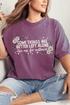 Some Things Are Better Left Alone Comfort Colors Adult Ring-Spun Cotton Tee