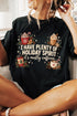 Caffeinated Holiday Spirit Comfort Colors Adult Ring-Spun Cotton Tee