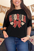 Georgia Blooming Bow Comfort Colors Adult Ring-Spun Cotton Tee