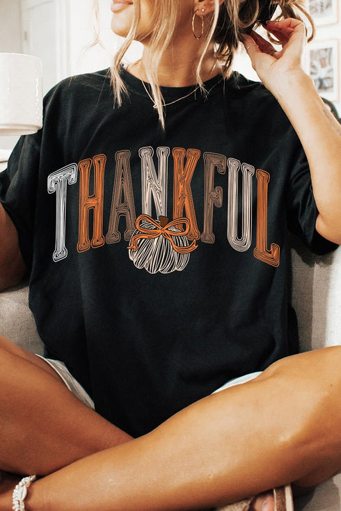 Thankful Sketch Comfort Colors Adult Ring-Spun Cotton Tee