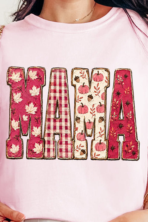 Pink Maplewood Mama Comfort Colors Adult Ring-Spun Cotton Tee