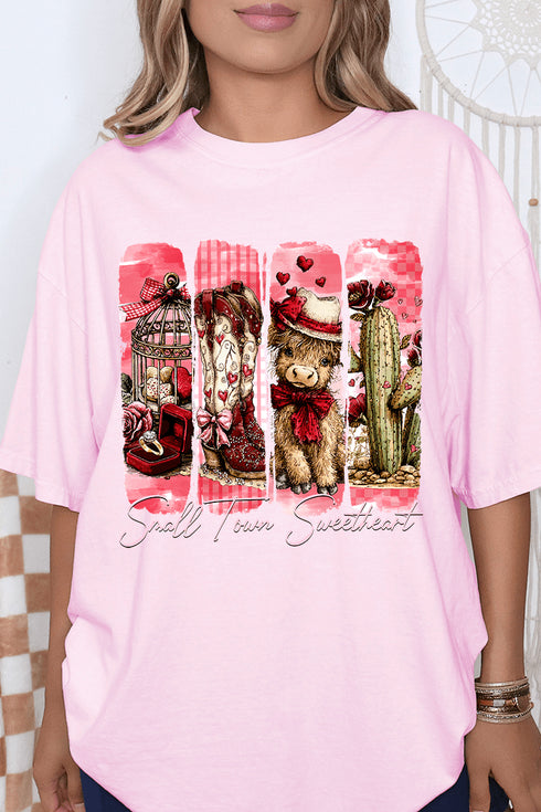 Small Town Sweetheart Comfort Colors Adult Ring-Spun Cotton Tee