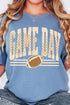 Checkered Taupe Game Day Comfort Colors Adult Ring-Spun Cotton Tee