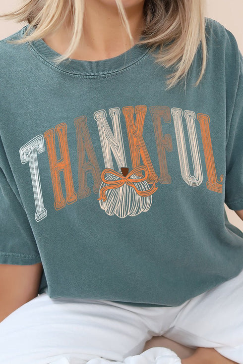 Thankful Sketch Comfort Colors Adult Ring-Spun Cotton Tee