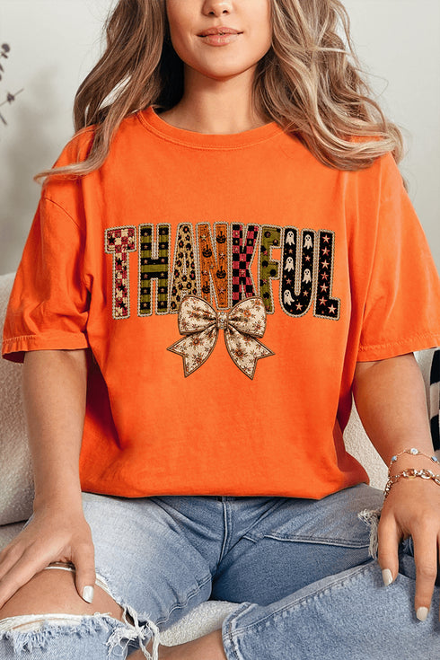Thankful Fall Spirit Comfort Colors Adult Ring-Spun Cotton Tee