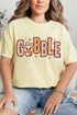 Gobble In Gingham Comfort Colors Adult Ring-Spun Cotton Tee