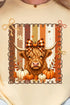 Highland In Autumn Comfort Colors Adult Ring-Spun Cotton Tee
