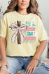 In The Chaos Coquette Cross Comfort Colors Adult Ring-Spun Cotton Tee