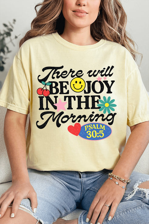 Joy In The Morning Comfort Colors Adult Ring-Spun Cotton Tee