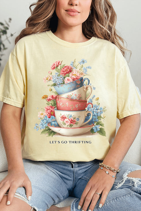 Let's Go Thrifting Comfort Colors Adult Ring-Spun Cotton Tee