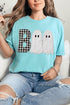 Gingham & Lace Boo Comfort Colors Adult Ring-Spun Cotton Tee