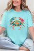Seaside Sparkle Crab Comfort Colors Adult Ring-Spun Cotton Tee