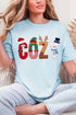 Christmas Characters Cozy Comfort Colors Adult Ring-Spun Cotton Tee