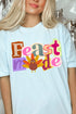 Turkey Feast Mode Comfort Colors Adult Ring-Spun Cotton Tee