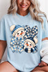Winter Check Snowmen Comfort Colors Adult Ring-Spun Cotton Tee