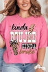 Kinda Boujee Kinda Broke Comfort Colors Adult Ring-Spun Cotton Tee