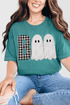 Gingham & Lace Boo Comfort Colors Adult Ring-Spun Cotton Tee