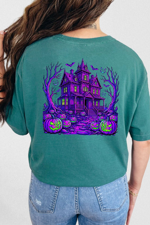Neon Nightmare Full Front & Back Design Comfort Colors Adult Ring-Spun Cotton Tee