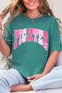 Pink Polka Pop Fighter Comfort Colors Adult Ring-Spun Cotton Tee