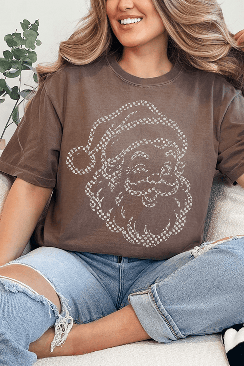 Classic Christmas Santa Comfort Colors Adult Ring-Spun Cotton Tee