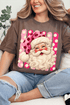 Pink Dot Jolly Santa Comfort Colors Adult Ring-Spun Cotton Tee
