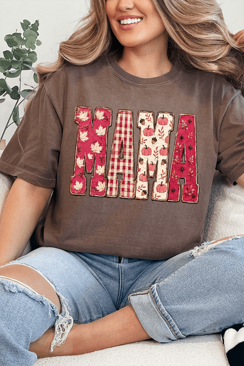 Pink Maplewood Mama Comfort Colors Adult Ring-Spun Cotton Tee