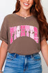 Pink Polka Pop Fighter Comfort Colors Adult Ring-Spun Cotton Tee