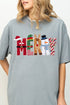 Christmas Characters Merry Comfort Colors Adult Ring-Spun Cotton Tee