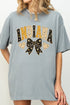 Indiana Blooming Bow Comfort Colors Adult Ring-Spun Cotton Tee