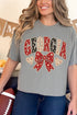 Georgia Blooming Bow Comfort Colors Adult Ring-Spun Cotton Tee