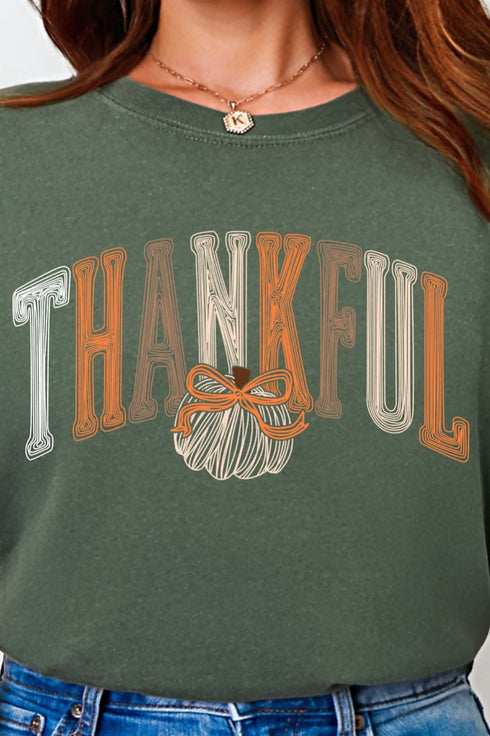 Thankful Sketch Comfort Colors Adult Ring-Spun Cotton Tee