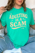 Adulting Is A Scam Comfort Colors Adult Ring-Spun Cotton Tee
