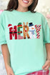 Christmas Characters Merry Comfort Colors Adult Ring-Spun Cotton Tee