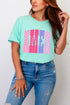 Polka Dot Pop Amen Comfort Colors Adult Ring-Spun Cotton Tee