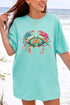 Seaside Sparkle Crab Comfort Colors Adult Ring-Spun Cotton Tee