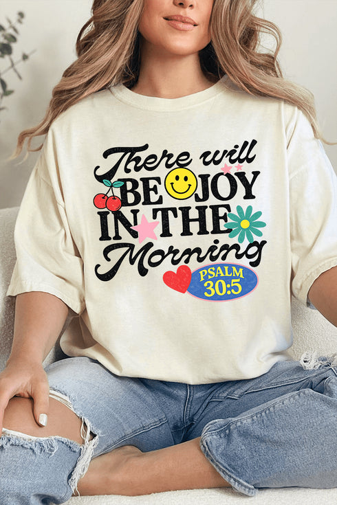 Joy In The Morning Comfort Colors Adult Ring-Spun Cotton Tee