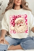 Pink Dot Jolly Santa Comfort Colors Adult Ring-Spun Cotton Tee
