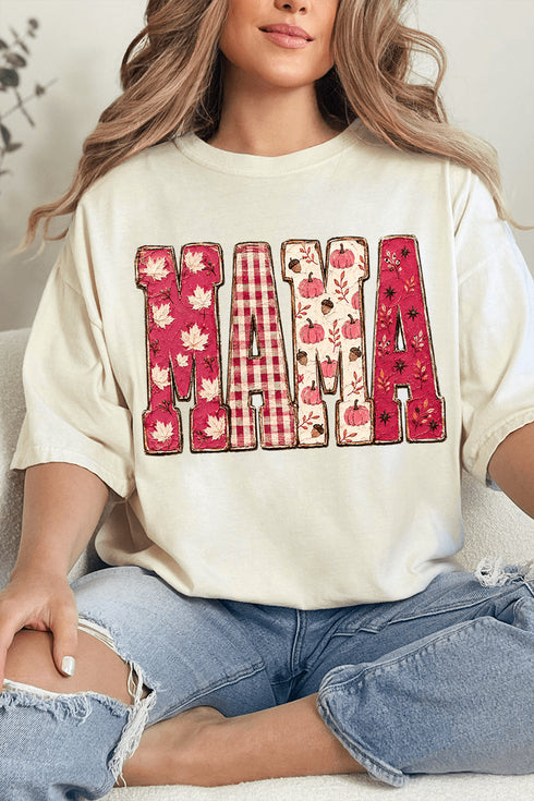 Pink Maplewood Mama Comfort Colors Adult Ring-Spun Cotton Tee