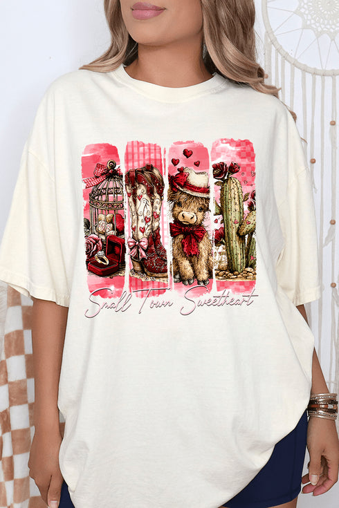 Small Town Sweetheart Comfort Colors Adult Ring-Spun Cotton Tee