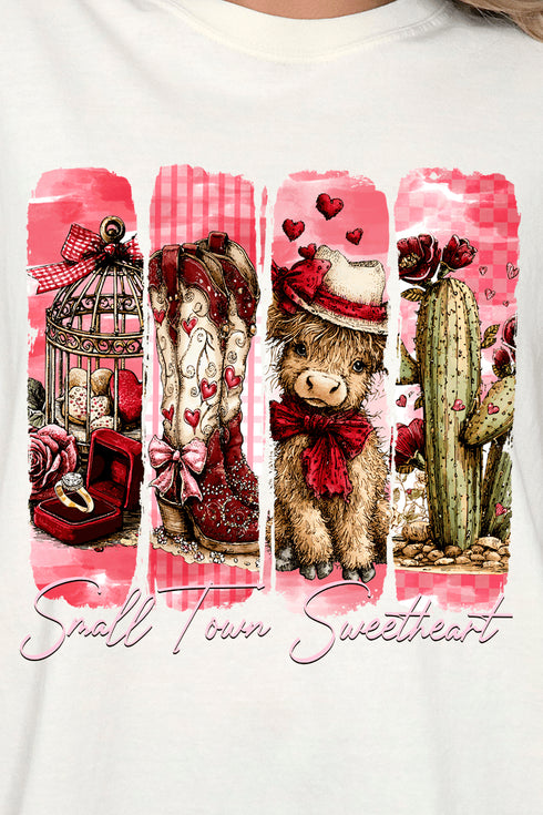 Small Town Sweetheart Comfort Colors Adult Ring-Spun Cotton Tee