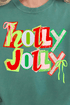 Retro Holly Jolly Comfort Colors Adult Ring-Spun Cotton Tee