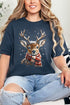 Snow Kissed Reindeer Comfort Colors Adult Ring-Spun Cotton Tee