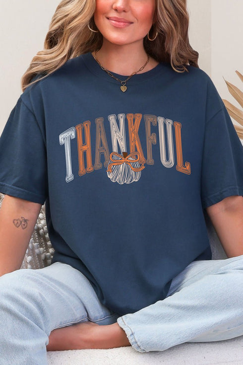 Thankful Sketch Comfort Colors Adult Ring-Spun Cotton Tee