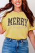 Camo Merry Christmas Comfort Colors Adult Ring-Spun Cotton Tee