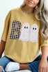 Gingham & Lace Boo Comfort Colors Adult Ring-Spun Cotton Tee