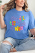 Colorful All Else Fails Comfort Colors Adult Ring-Spun Cotton Tee
