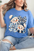 Winter Check Snowmen Comfort Colors Adult Ring-Spun Cotton Tee