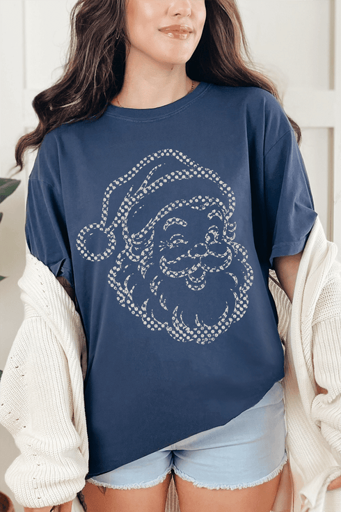 Classic Christmas Santa Comfort Colors Adult Ring-Spun Cotton Tee
