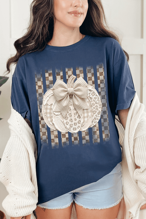 Painted Pumpkin Latte Comfort Colors Adult Ring-Spun Cotton Tee